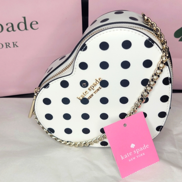 Kate spade mini heart crossbody Dot dot dot - Picture 11 of 16